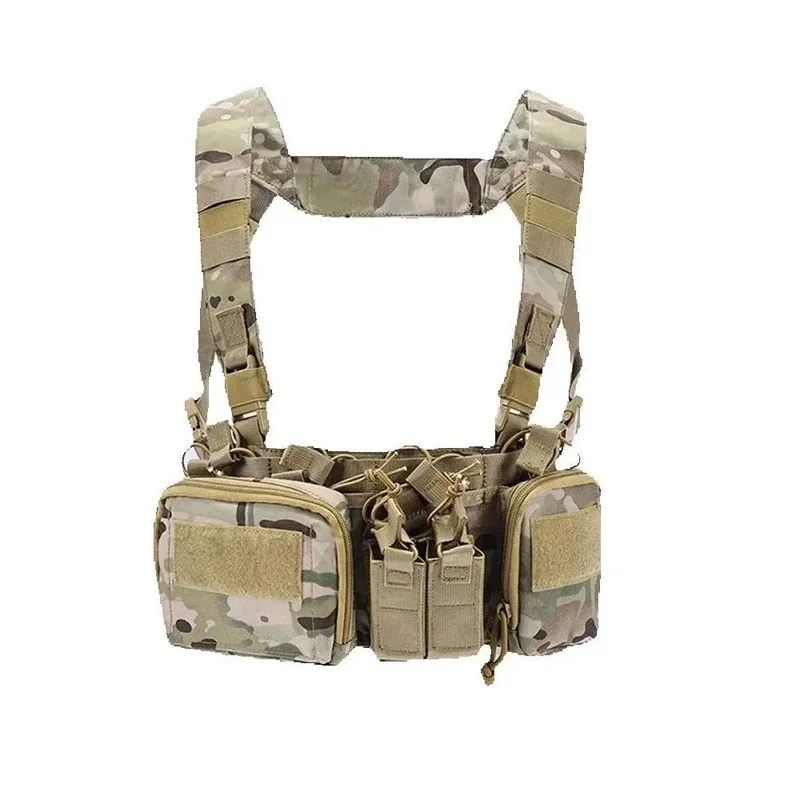 Chaleco táctico con soporte de pecho MOLLE y liberación rápida - imagen 2