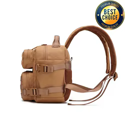 Mochila táctica MOLLE 900D senderismo camping con portavasos