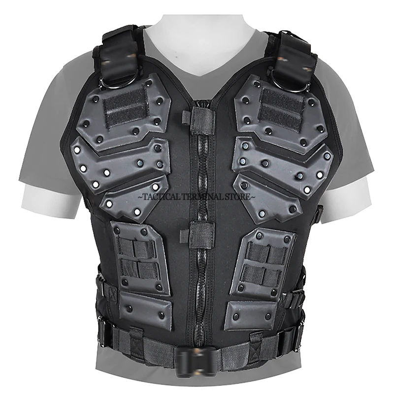 KING KONG Chaleco táctico plate carrier ajustable MOLLE airsoft