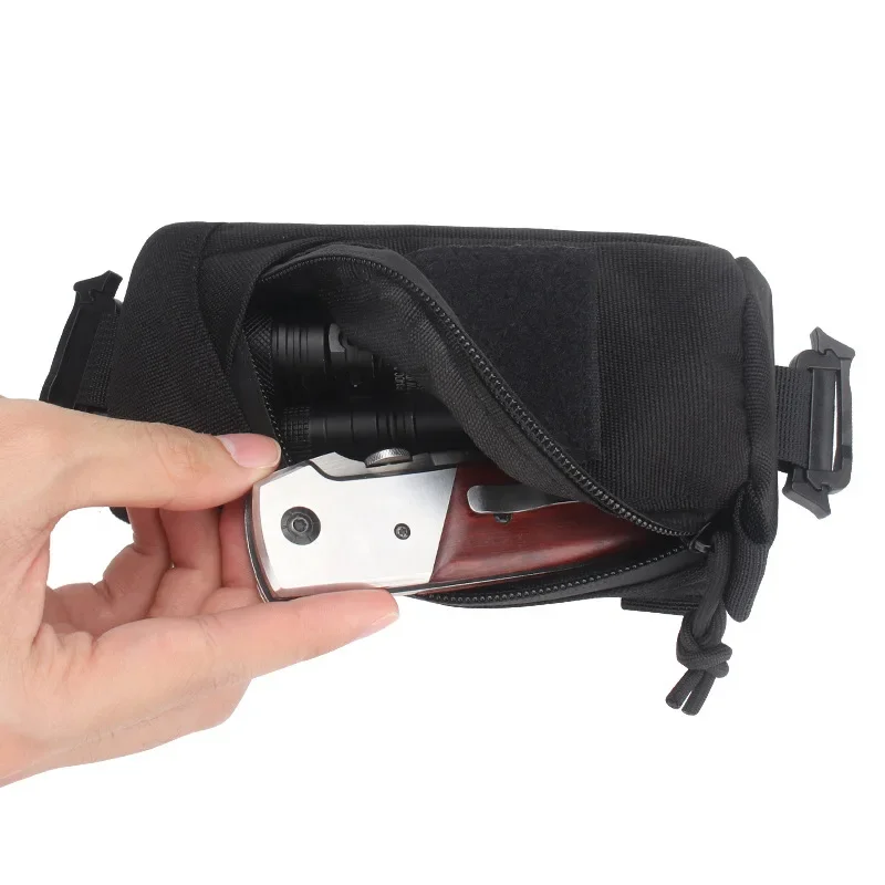 Bolsa táctica MOLLE para teléfono y correa de mochila camping - imagen 3
