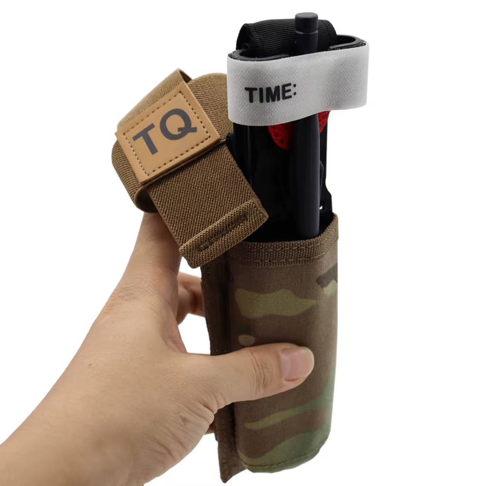Bolsa torniquete táctico MOLLE con soporte TQ kit trauma EMT - imagen 2