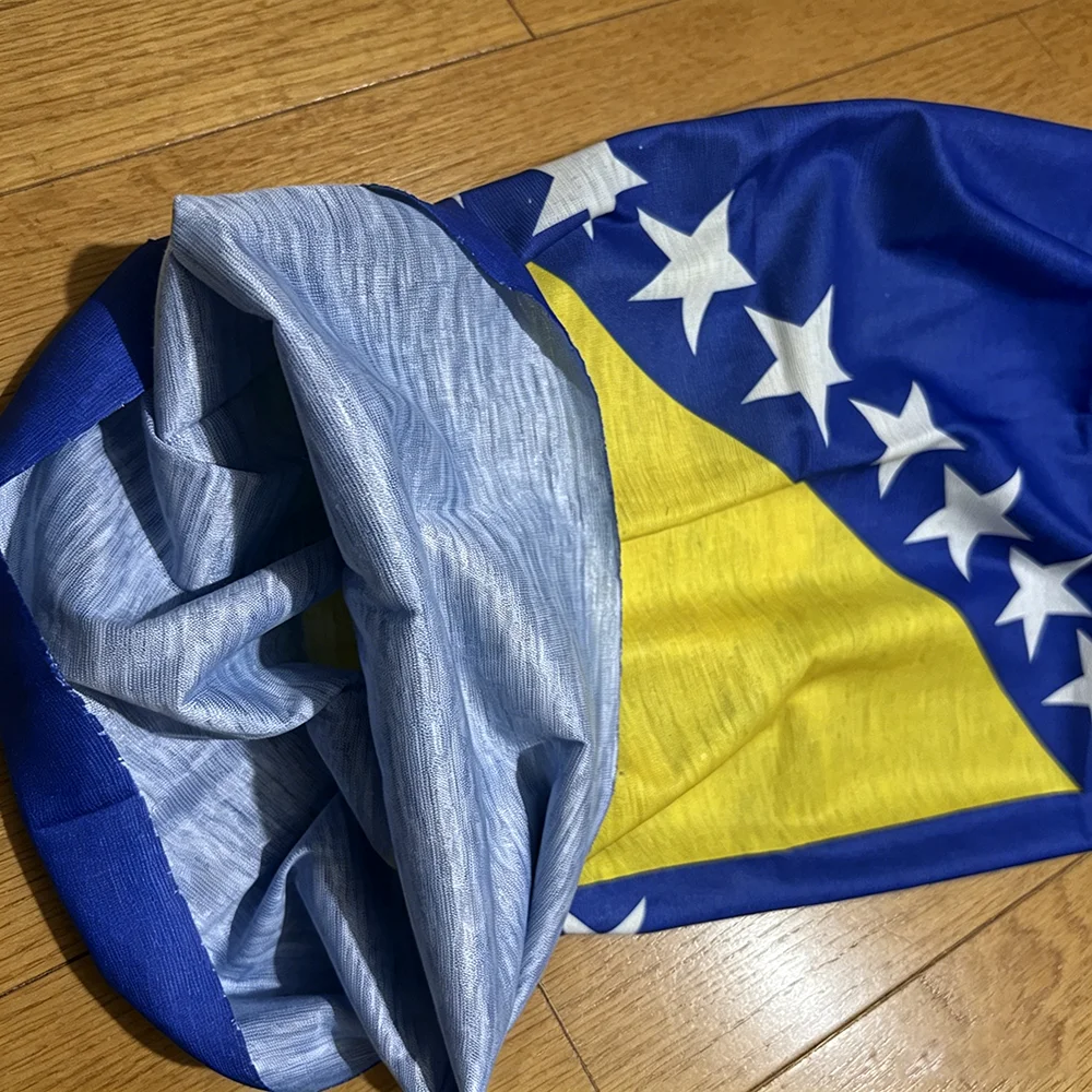 Máscara cortavientos Bosnia y Herzegovina sin costuras tubular - imagen 2
