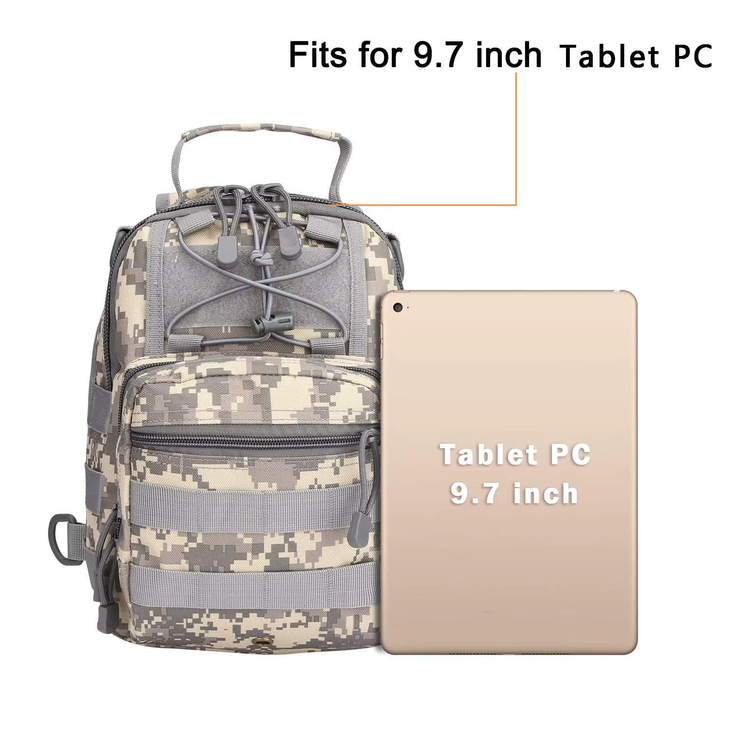 Mochila táctica para hombre, ideal senderismo, viaje y outdoor - imagen 3