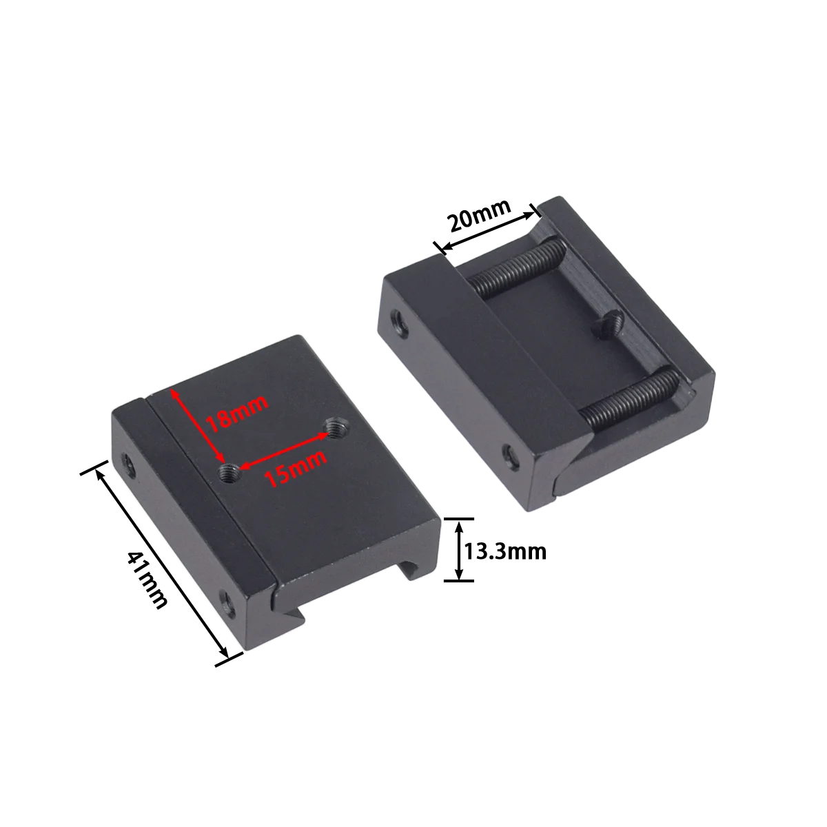 Mira de punto rojo VISM RR compacta abatible para rifle y pistola - imagen 5