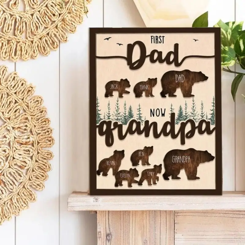Placa identificativa de madera con grabado personalizado para nombre - imagen 4