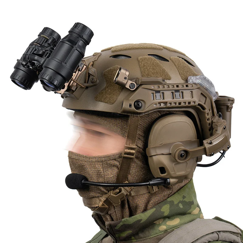 Simulador Binoculares Tácticos DTNVS NVG – Visor Nocturno Abatible para Airsoft - imagen 2