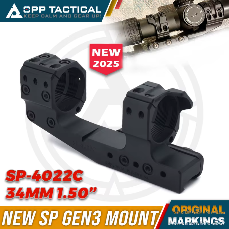 Soporte Picatinny 34mm Gen3 1,50″ montura rifle táctica