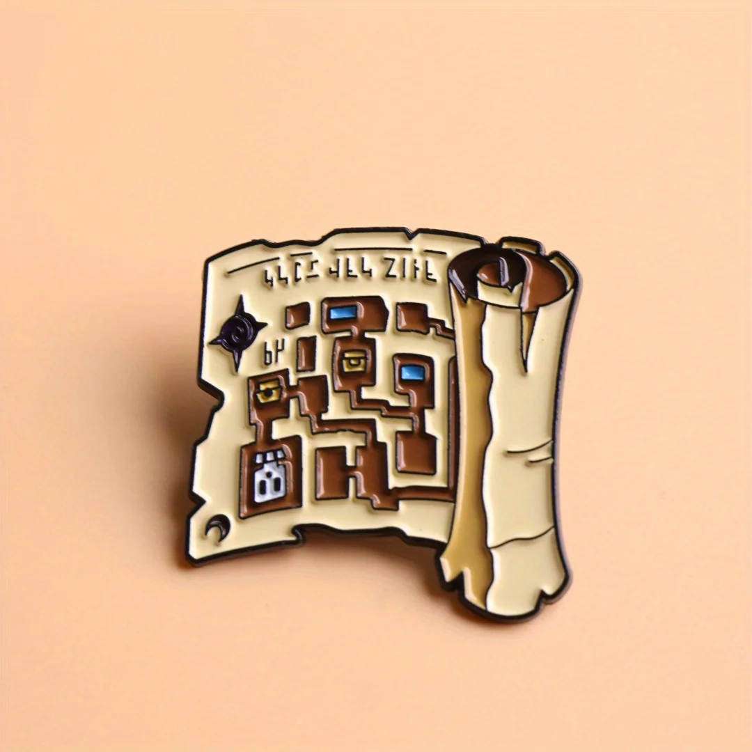 Pin metálico de solapa para mochila, insignia elegante - imagen 2