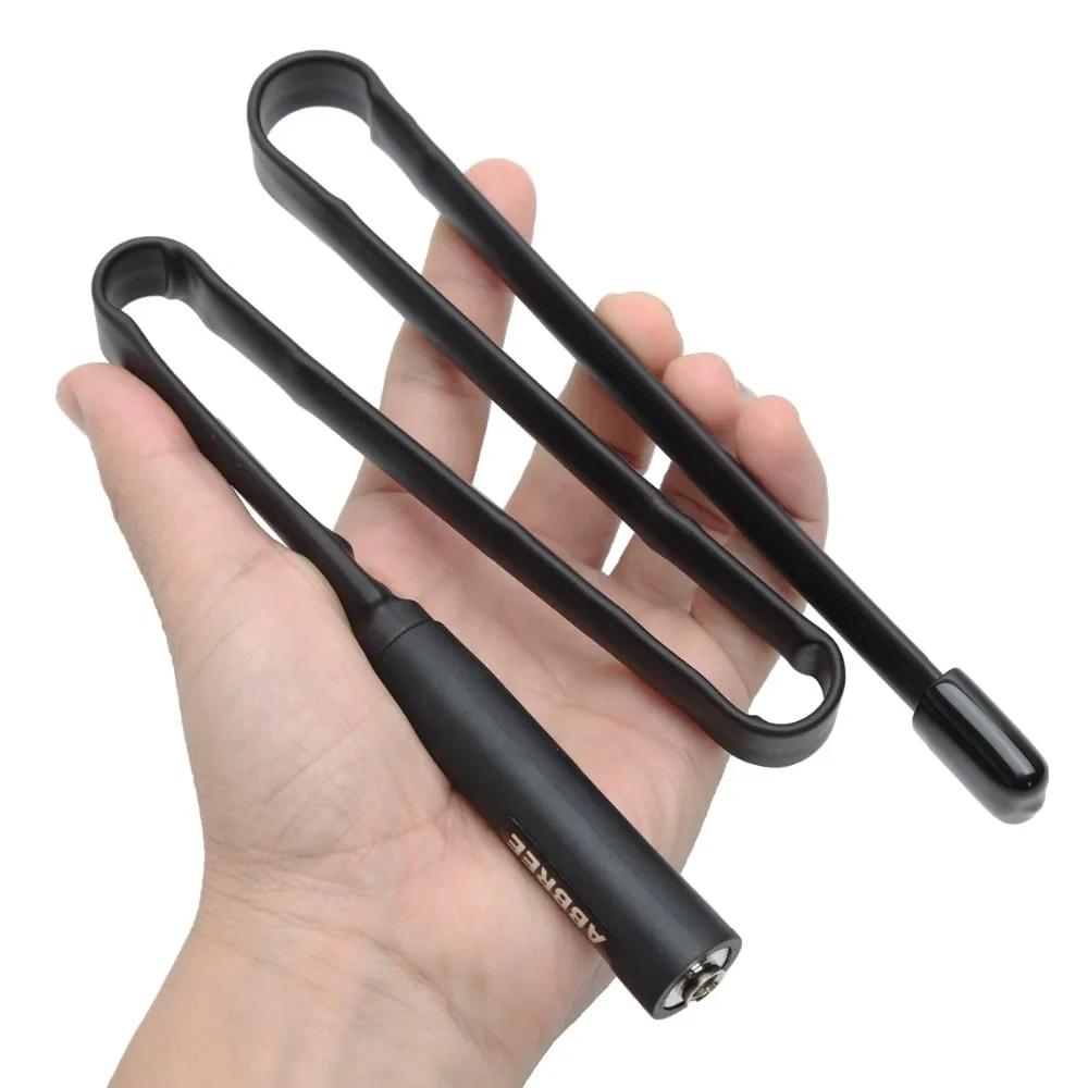 ABBREE antena táctica plegable SMA macho de doble banda para radio - imagen 3