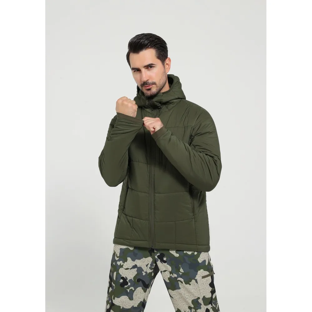 Chaqueta impermeable de nailon aislada para caza en exteriores - imagen 4