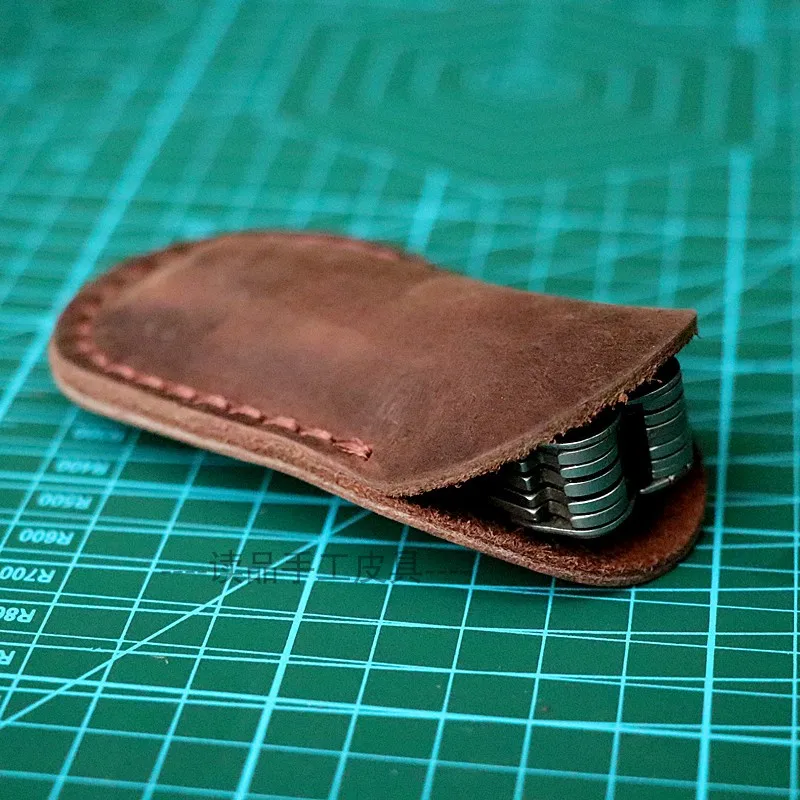 Funda cuero vacuno navaja suisse táctica