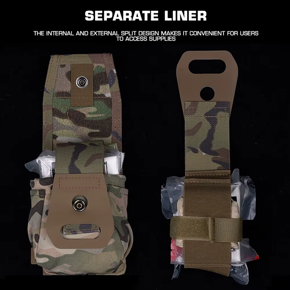 Riñonera IFAK MOLLE – Botiquín táctico liberación rápida - imagen 5