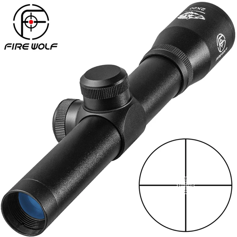 FIRE WOLF Mira telescópica para caza Mil-Dot con adquisición rápida - imagen 3