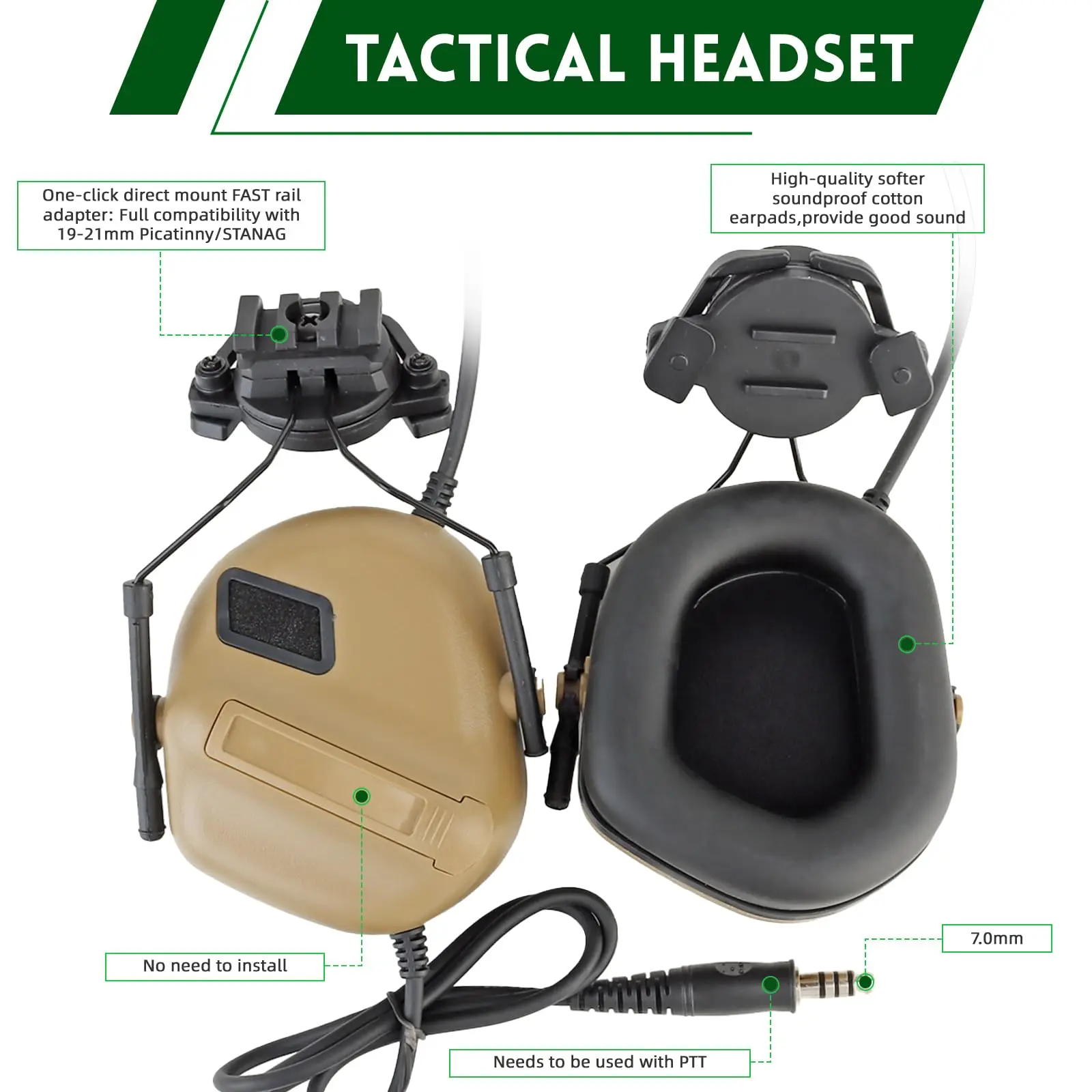 Casco táctico PJ ligero para airsoft y paintball, protector rápido - imagen 3