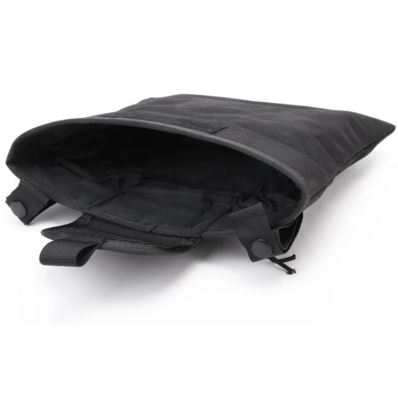 Bolsa MOLLE EDC de nylon plegable con cordón para cargadores