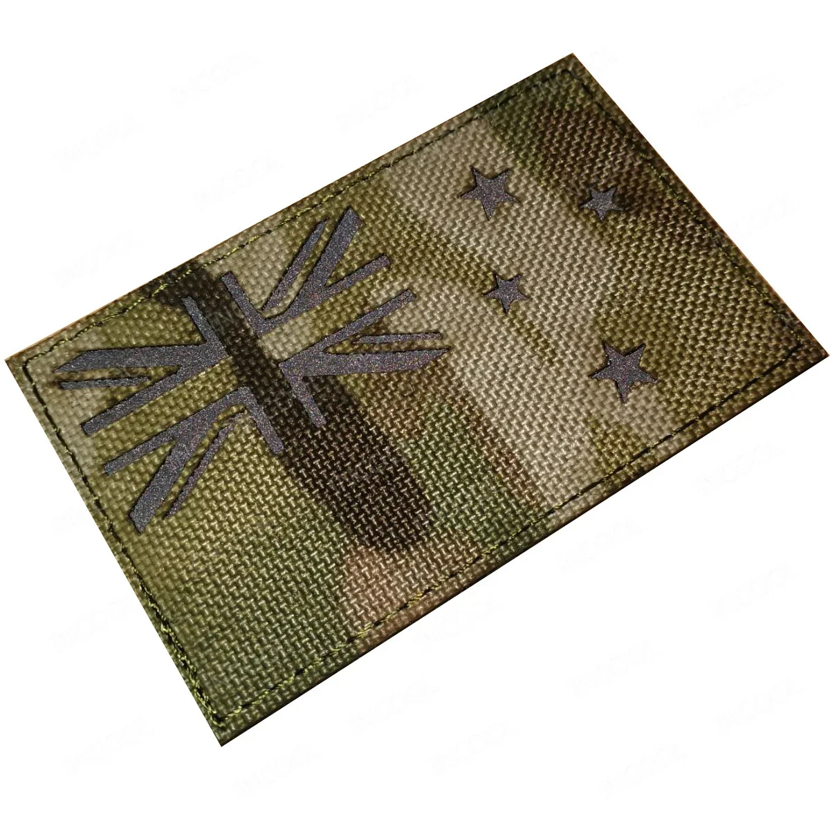 Parche reflectante bandera Nueva Zelanda – Kiwi bordado de PVC - imagen 3