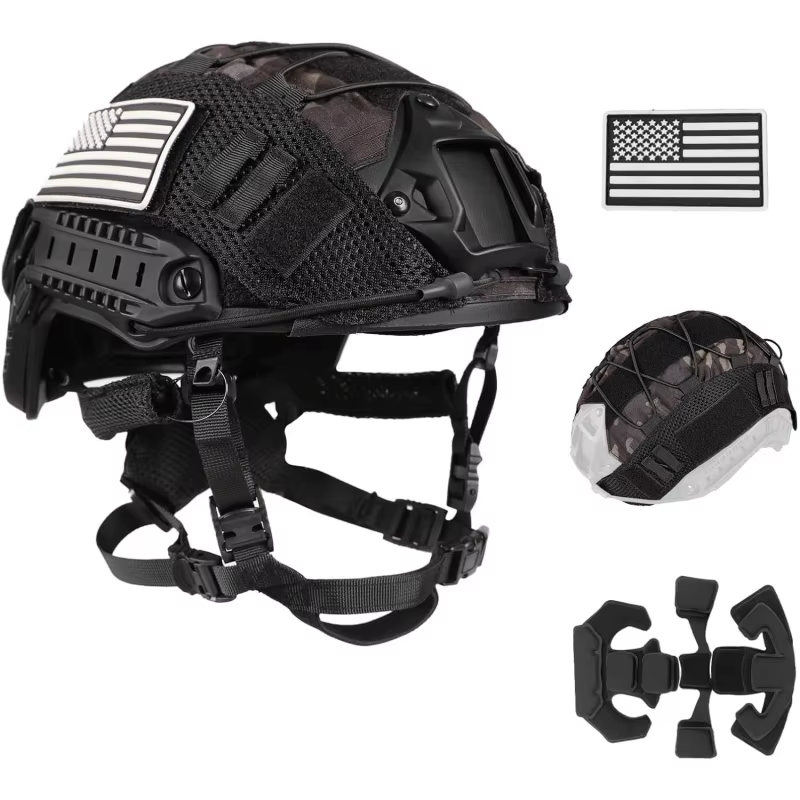 Casco Táctico FAST Ajustable con Funda de Batería – Airsoft - imagen 5