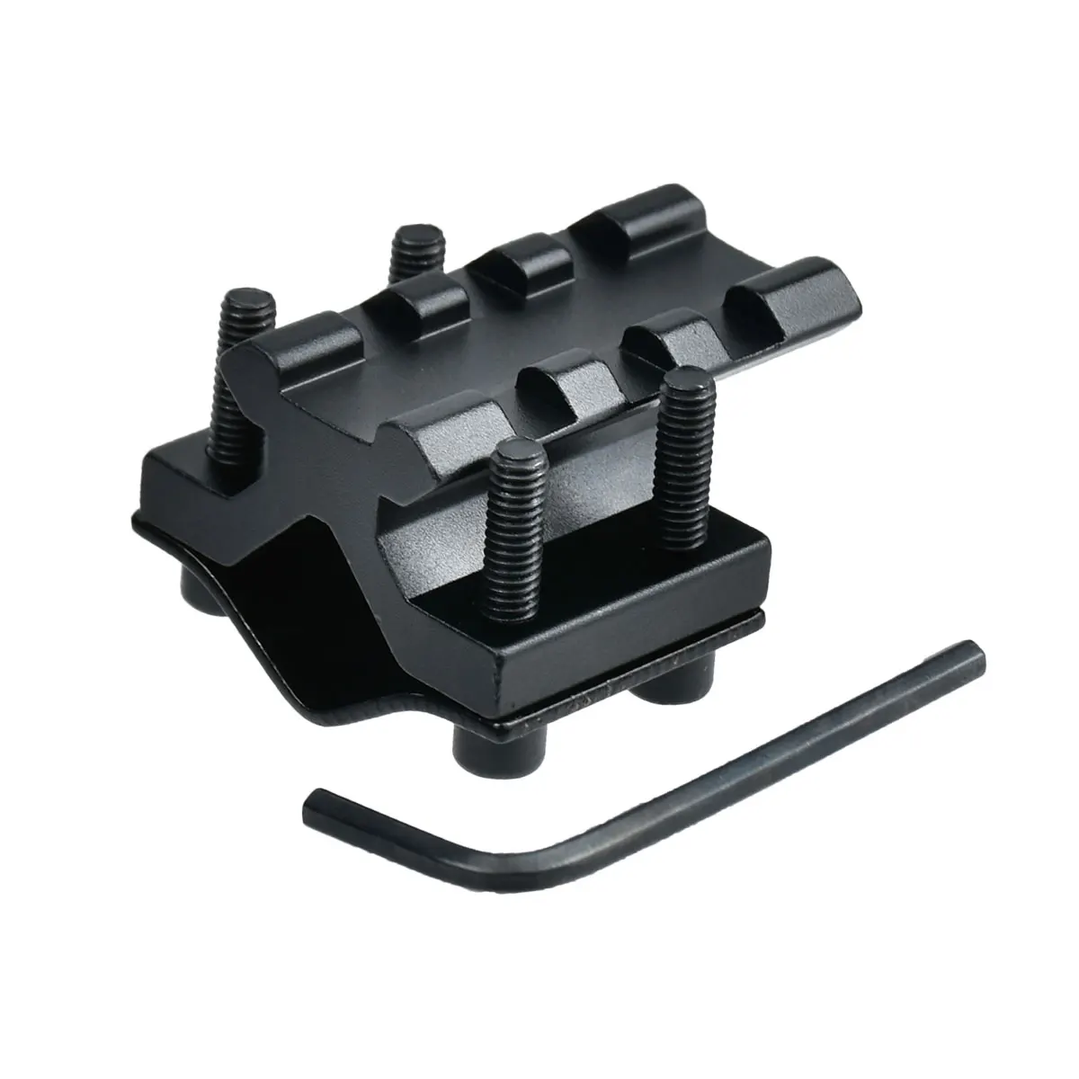 Adaptador Picatinny ajustable de 20 mm para linterna táctica - imagen 3