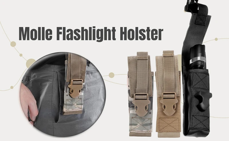 Bolsa táctica Molle para cargador MP5 y soporte