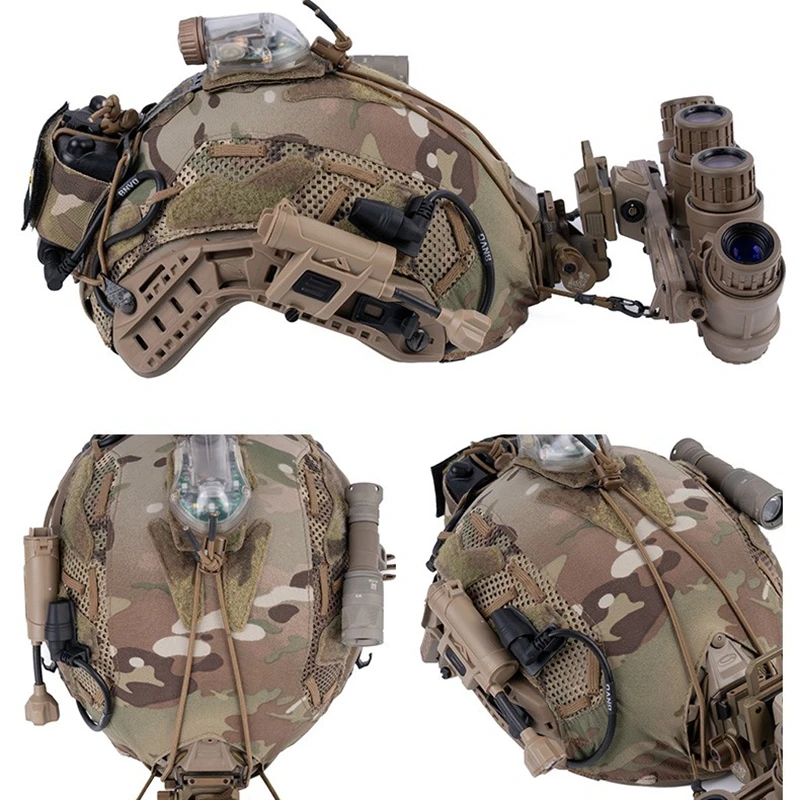 Adaptador conector alimentación NVG con base de fijación y velcro - imagen 5