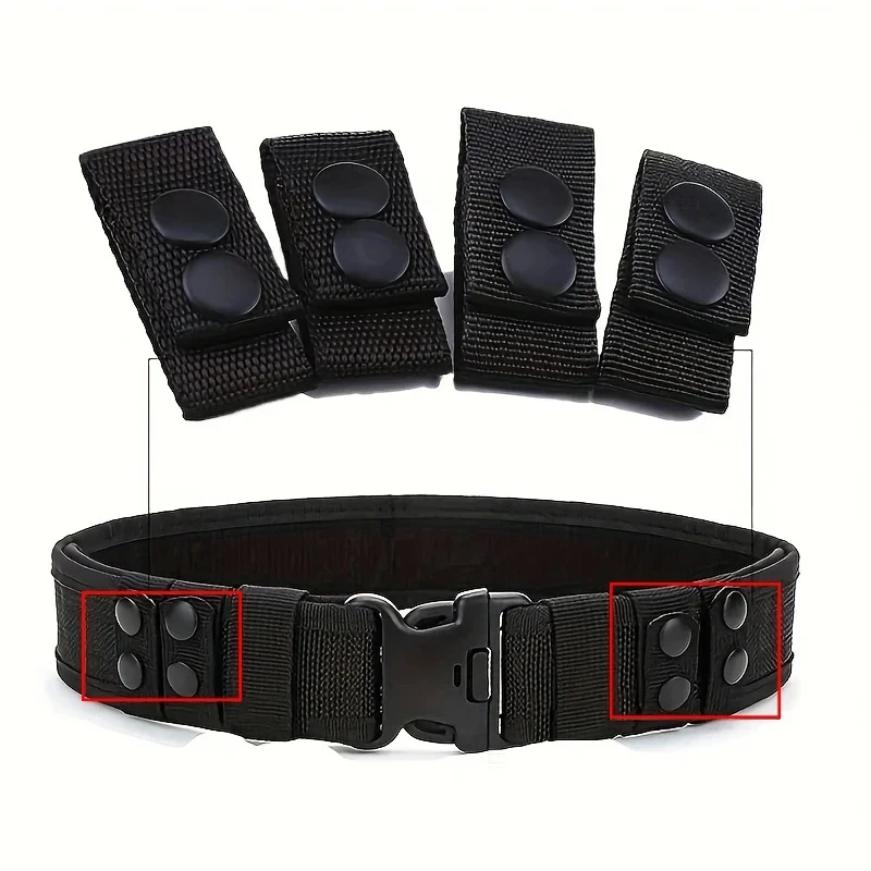 Cinturón táctico multifuncional con doble hebilla nailon fija - imagen 5