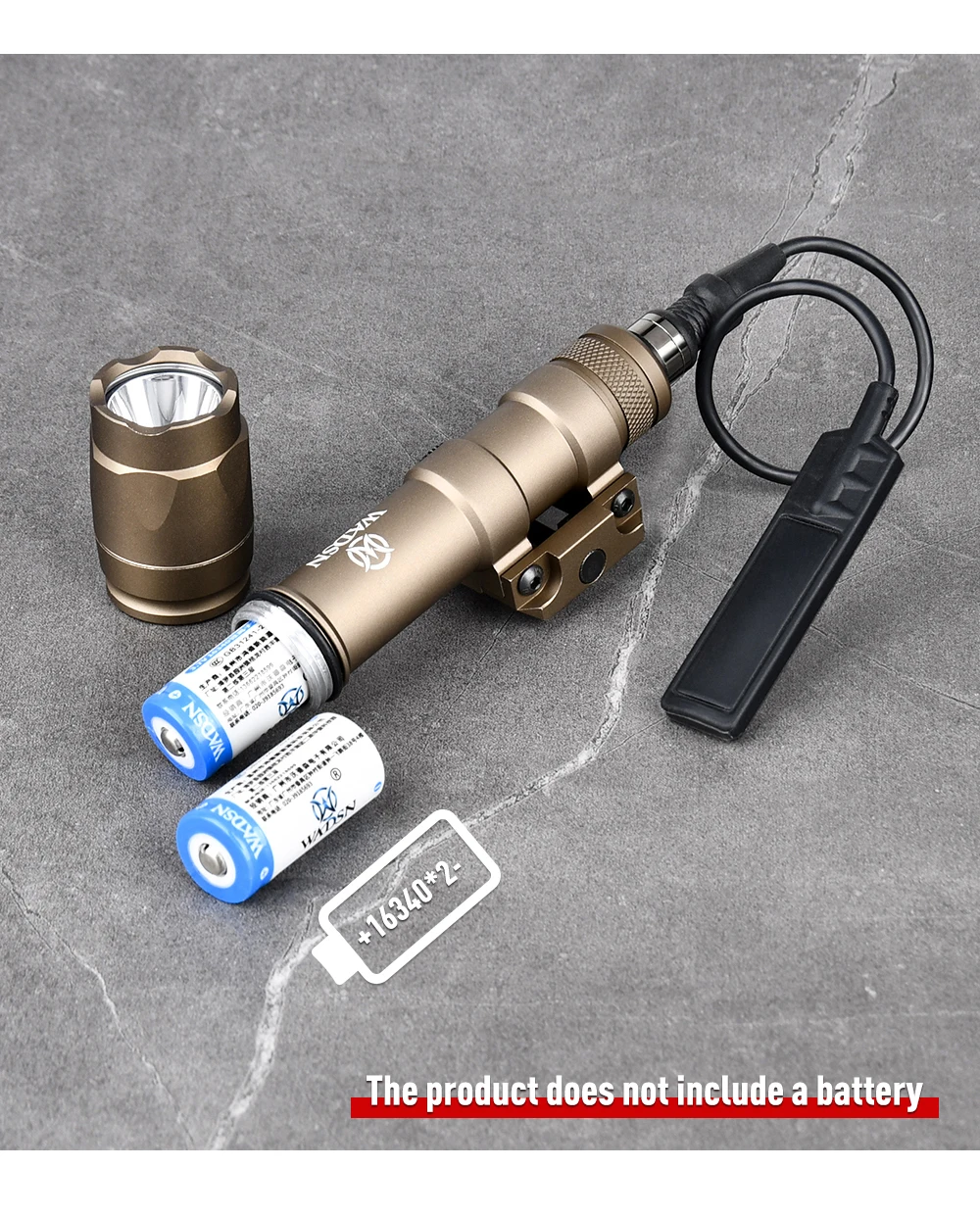 Luz táctica para exterior