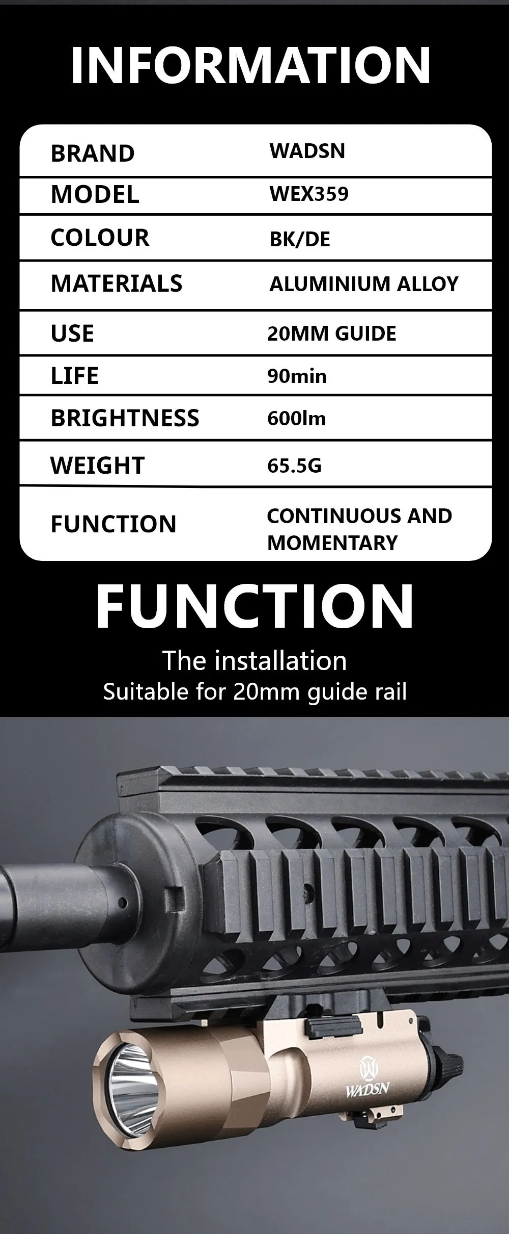 Detalle del interruptor de presión