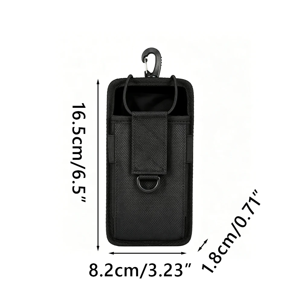 Bolsa táctica EDC de nailon para teléfono móvil con sistema MOLLE