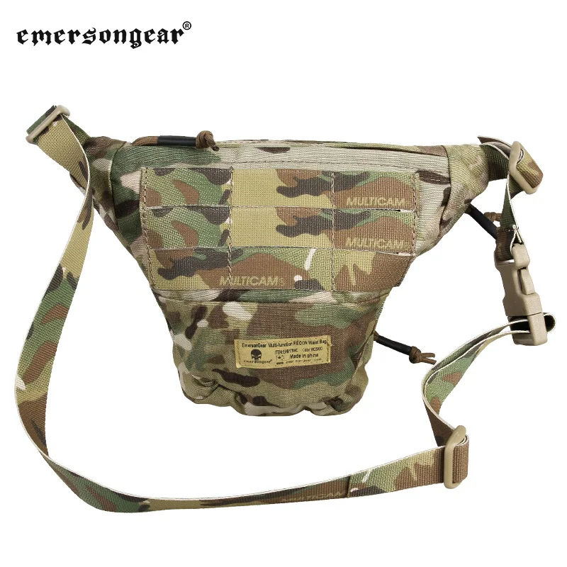 Detalle del sistema MOLLE y correa desmontable