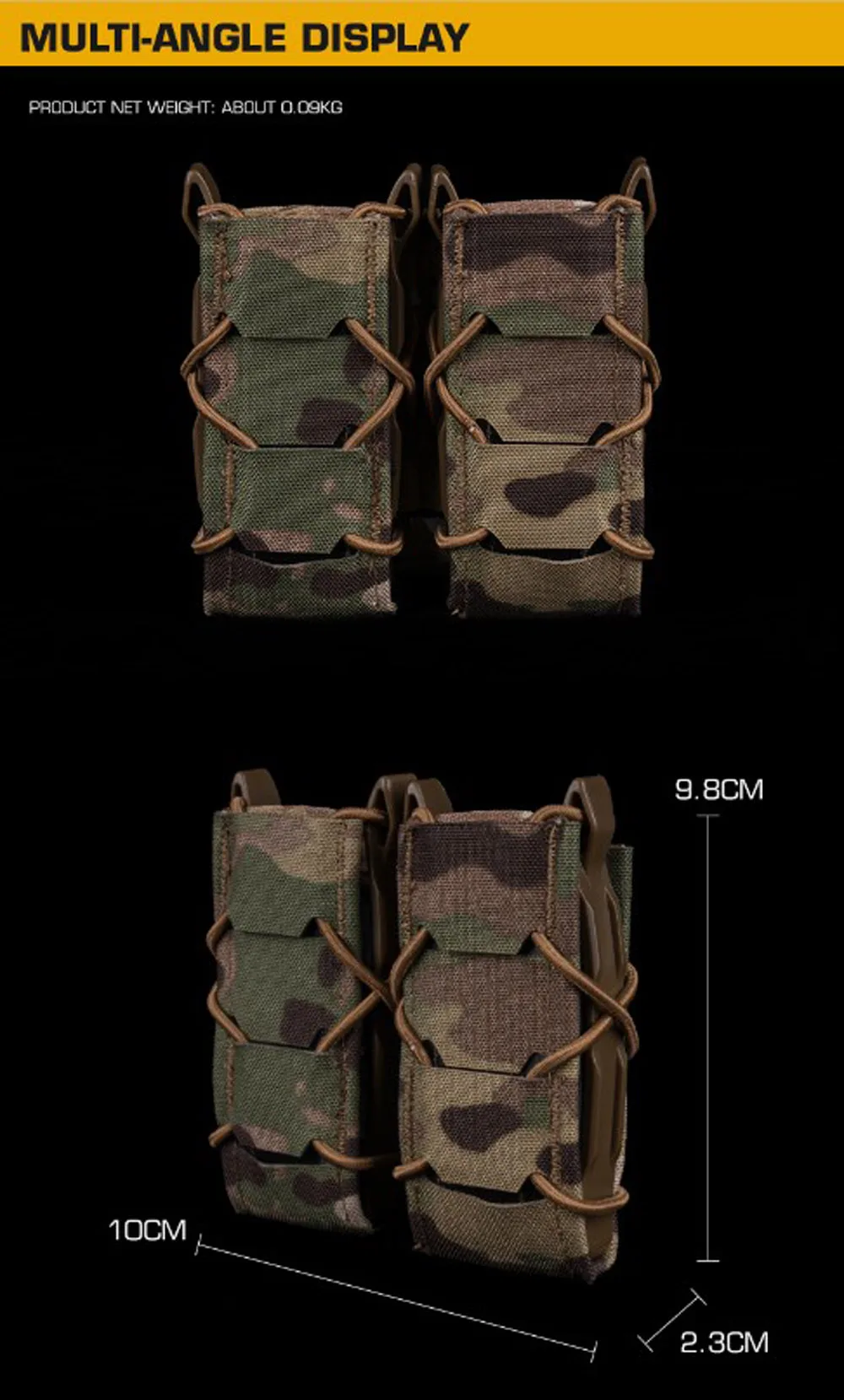 Material: cordura y acabado