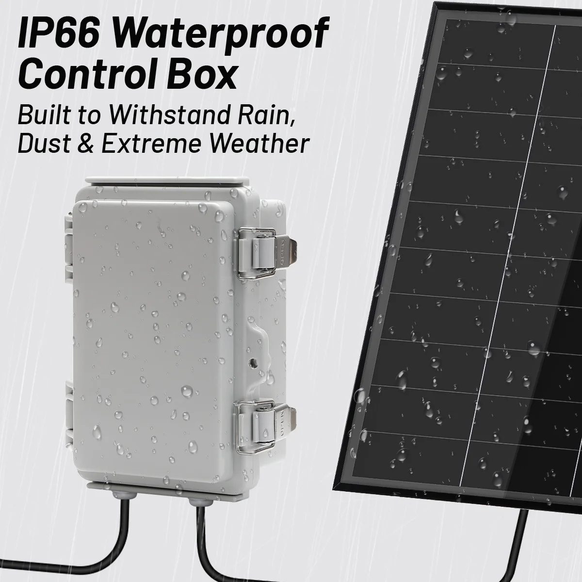 Kit de panel solar con batería y regulador MPPT para router WiFi - imagen 2