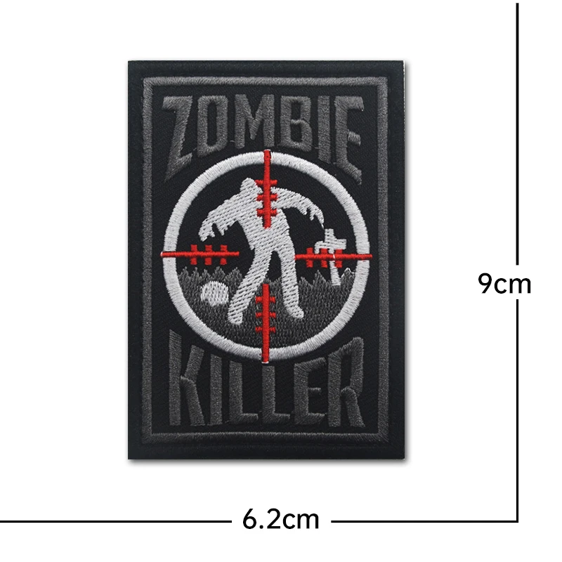 Parche zombie táctico PVC 3D – Brazalete Molle - imagen 4