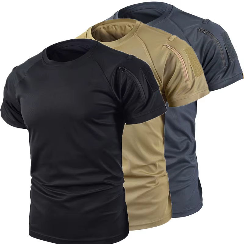 Camiseta táctica transpirable – secado rápido para hombre - imagen 2