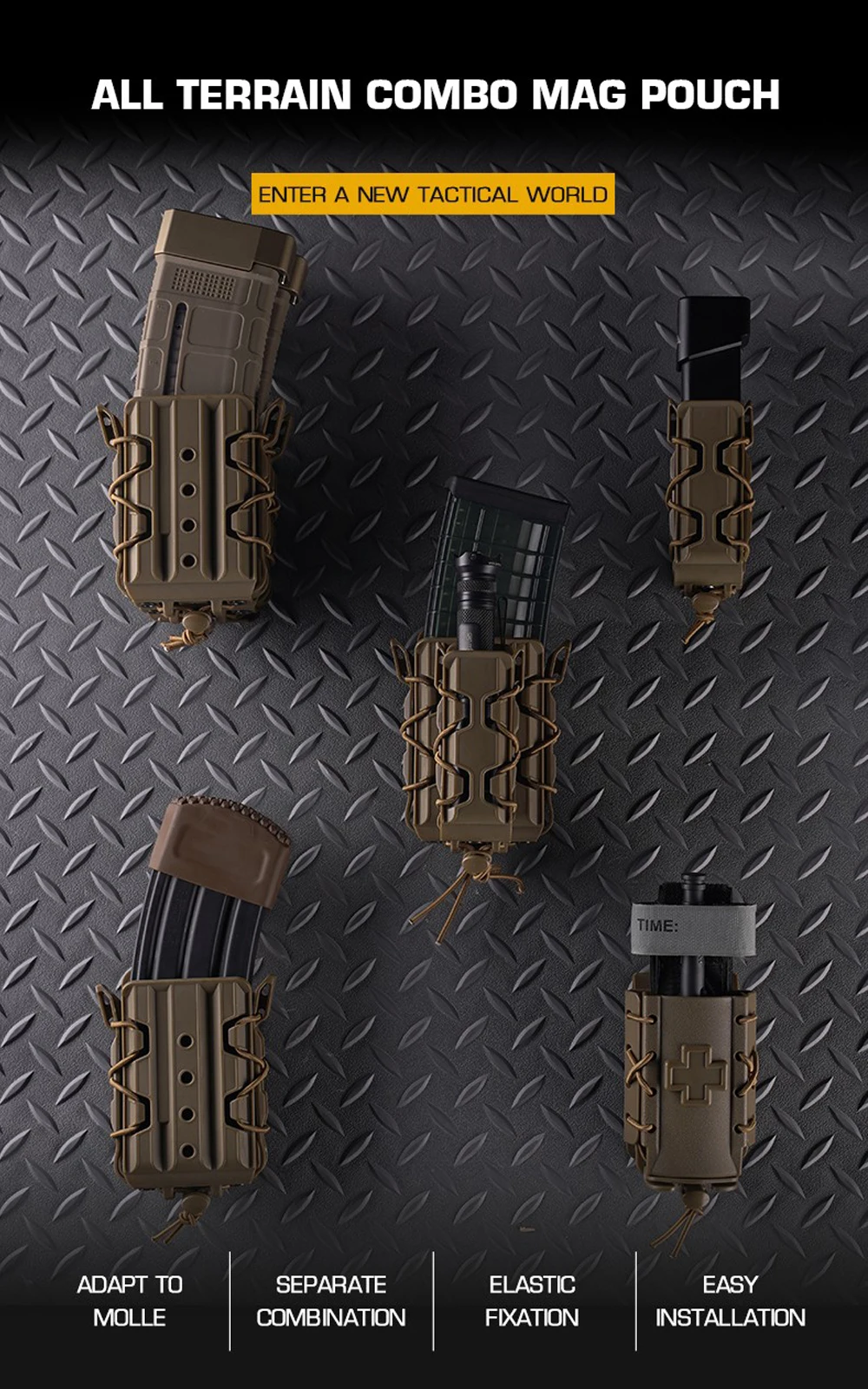 Bolsa MOLLE - vista frontal