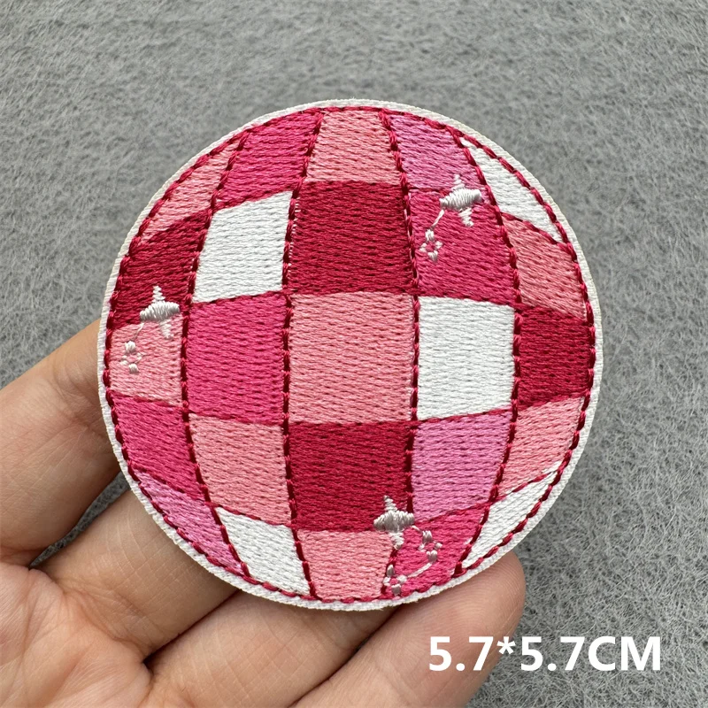 Parche morale bordado corazón y estrella rosa – Para coser o planchar - imagen 5