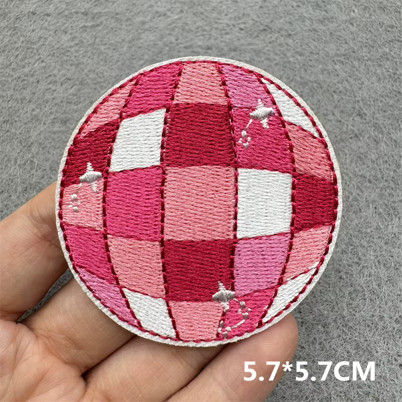 Parche morale bordado corazón y estrella rosa – Para coser o planchar - imagen 5