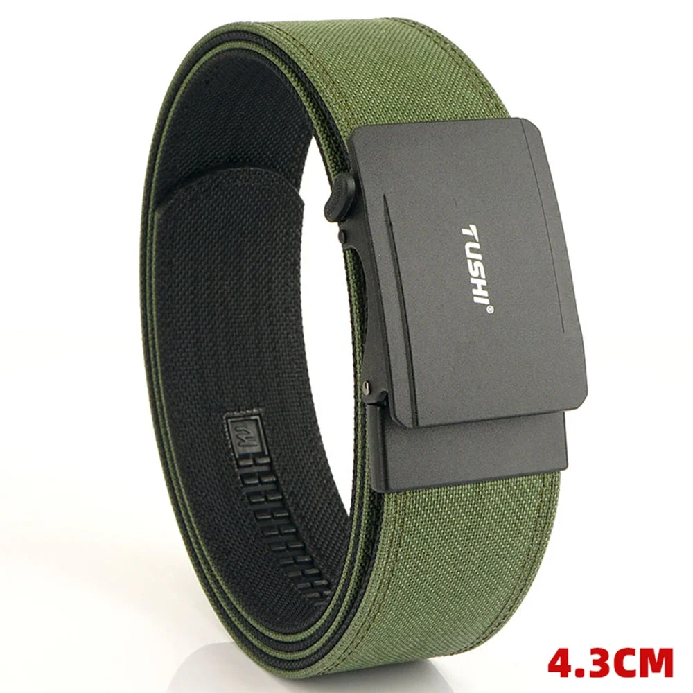 Cinturón táctico militar TUSHI nylon con hebilla automática metálica