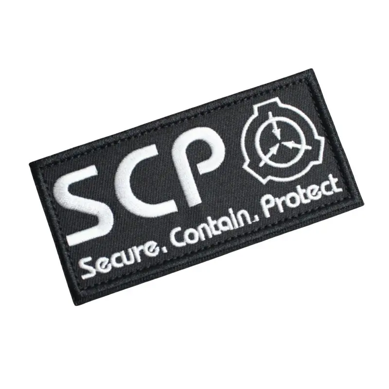 Parche bordado táctico SCP para chaleco y mochila - imagen 3
