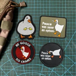 Parche táctico gancho y bucle bordado ganso – para mochila