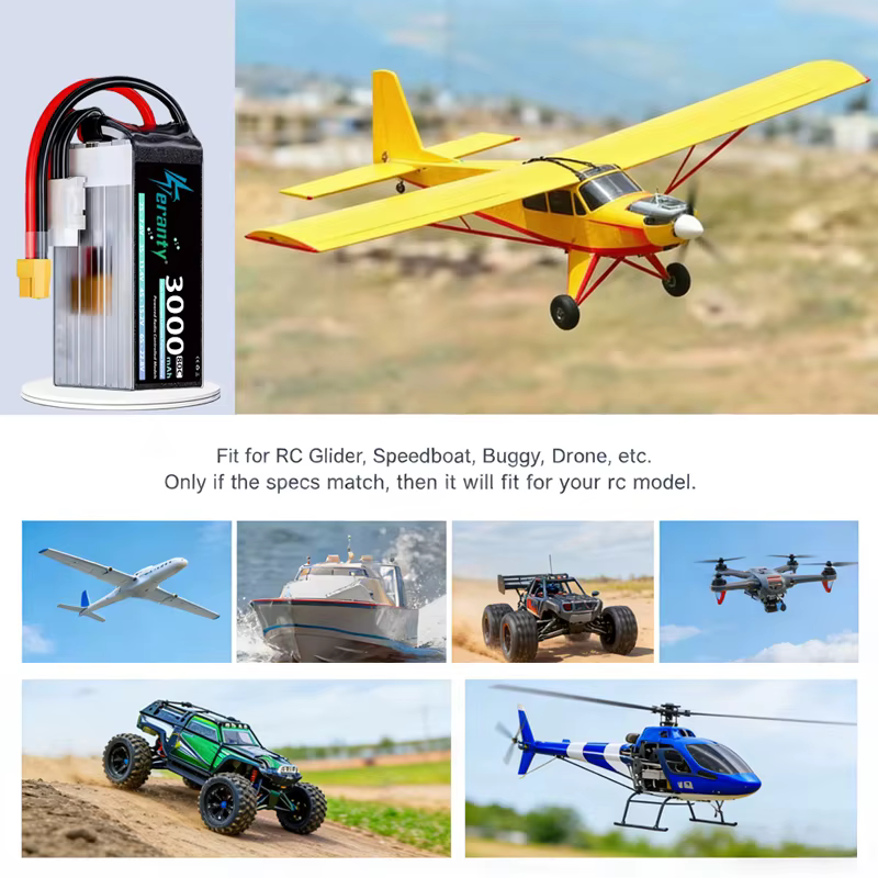 GNB Batería LiPo 6S 22.8V 3000mAh 120C Drone FPV - imagen 3