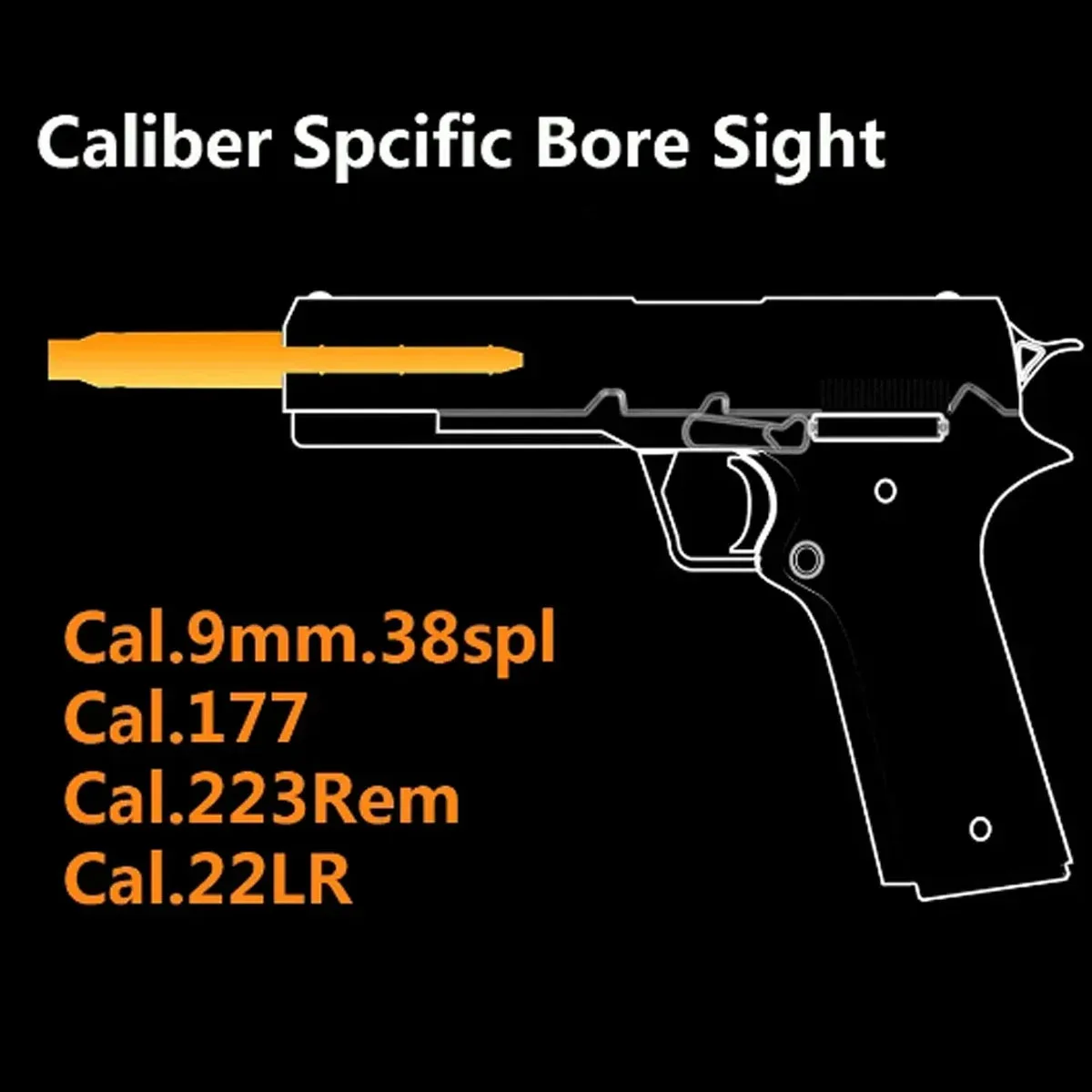 Mira láser táctica roja para rifles de caza - imagen 5