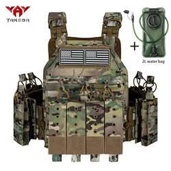 Chaleco MOLLE YAKEDA para caza resistente, transpirable y duradero