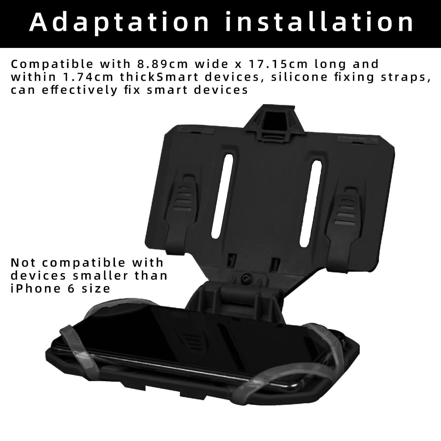 BOOIU Soporte táctico MOLLE plegable para móvil – Accesorio para chaleco - imagen 3