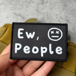 Parche táctico velcro Ew People diseño cómico sátira