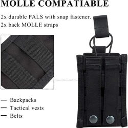 Bolsa táctica MOLLE individual para cargadores de rifle M4/M16
