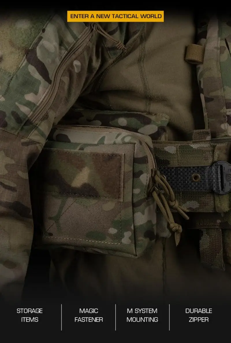 Bolsa multifuncional POSEIDON DEFENSE WG con cierre de velcro