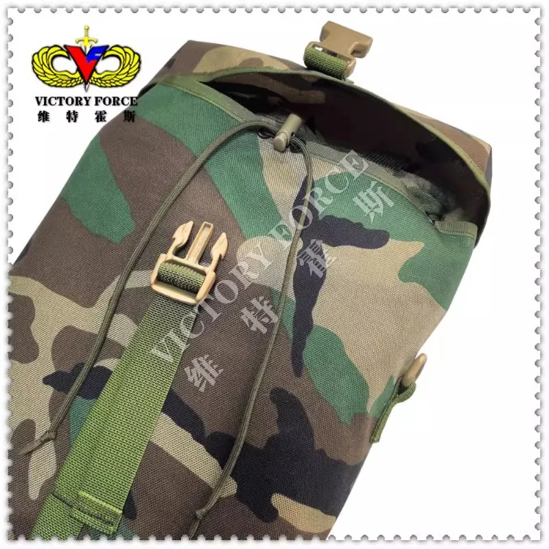 Pack táctico woodland MOLLE para equipamiento militar - imagen 3