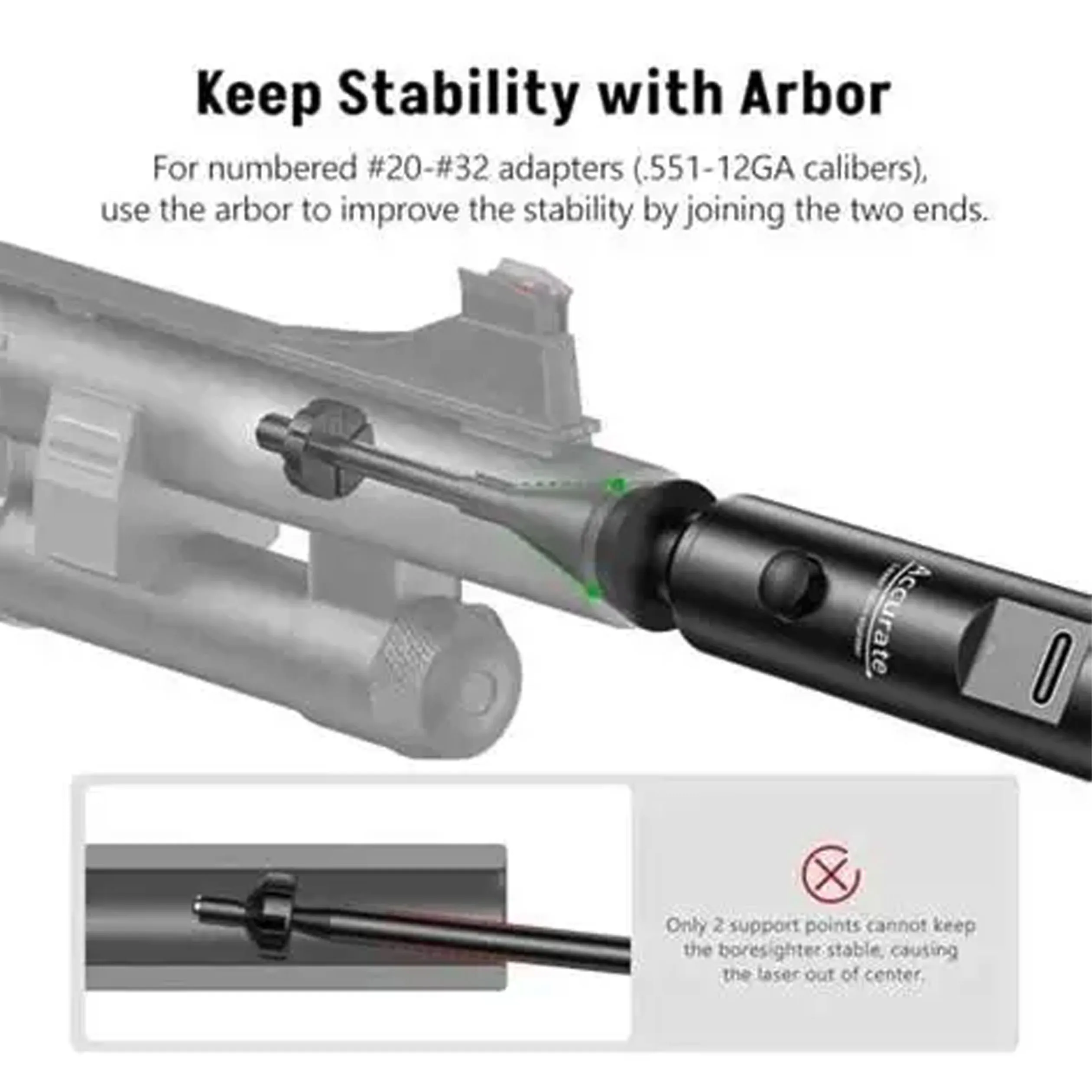 Adaptadores universales recargables para colimador láser - imagen 5