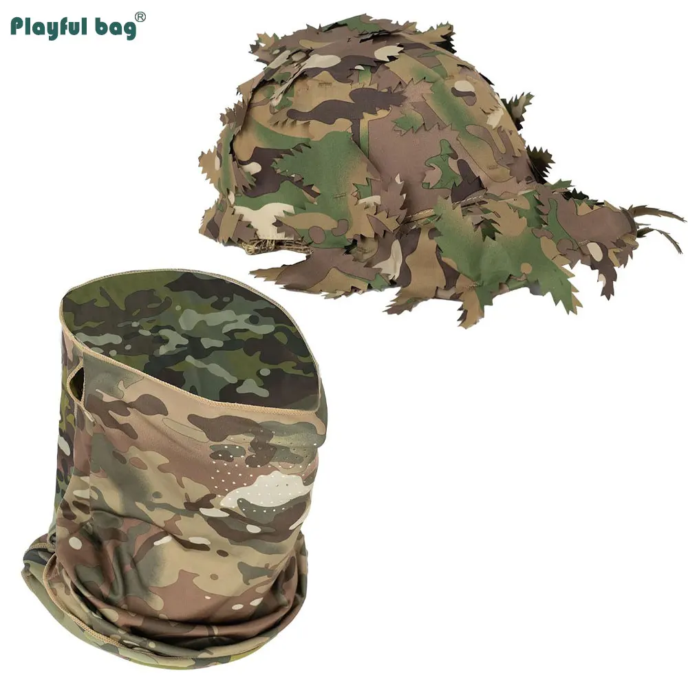 Vista del conjunto de camuflaje para exteriores