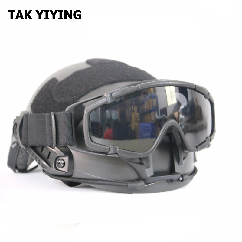 TAK YIYING Gafas balísticas Airsoft antivaho para casco de caza